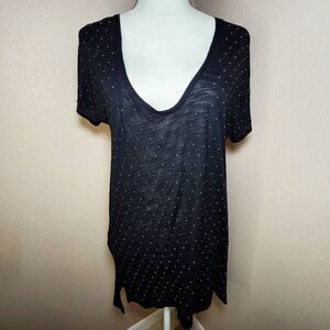 BCBGMAXARIA Black with studs cover up Size S